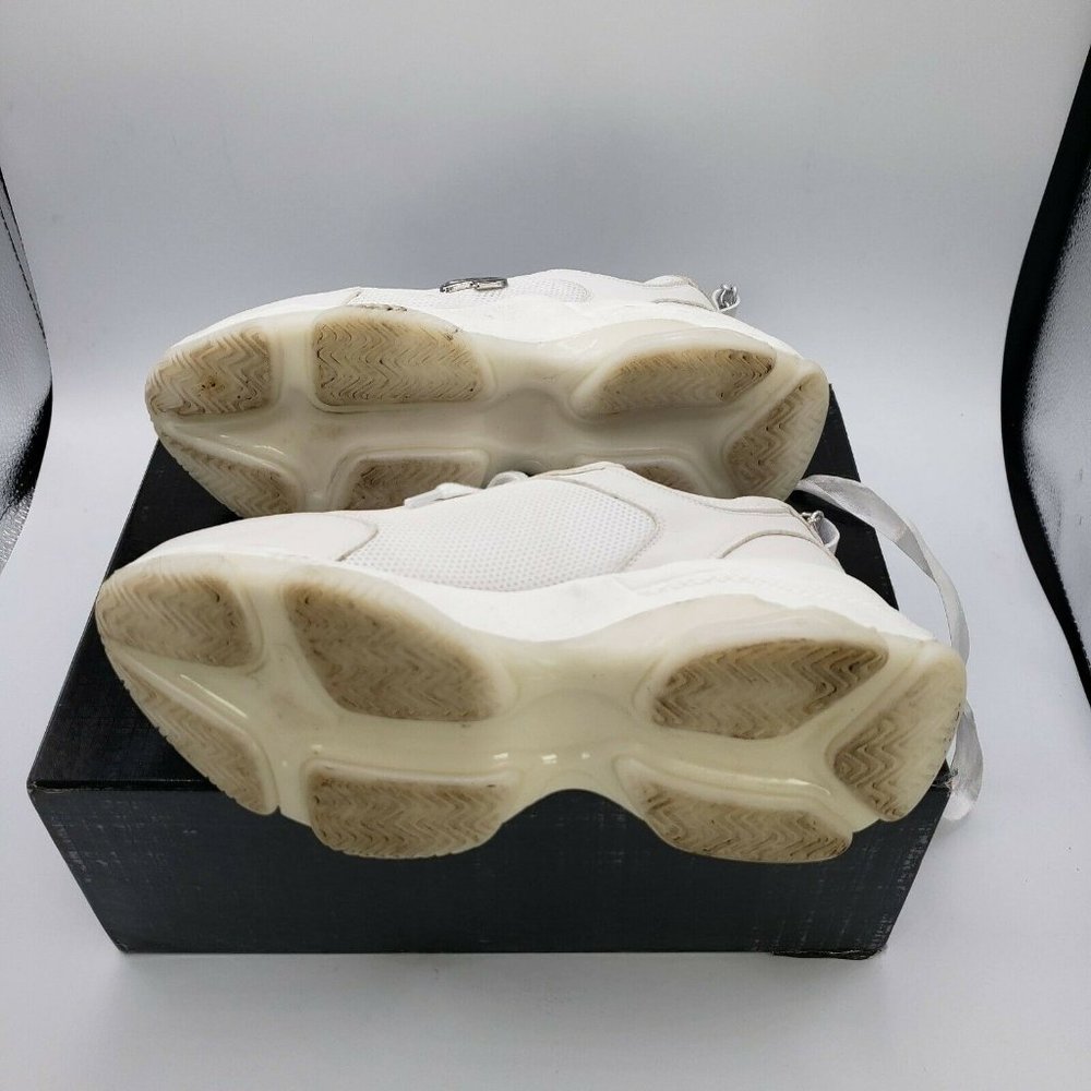 Shane Justin Sneaker Blanco Trainer Size 38/US 6-6.5 womens w Box - Picture 10 of 11